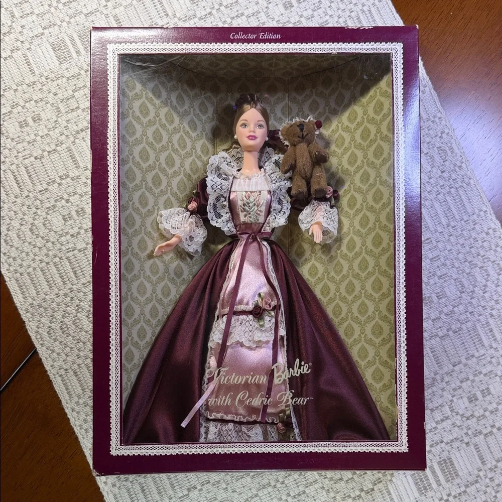 Vintage Victorian Barbie with Cedric Bear